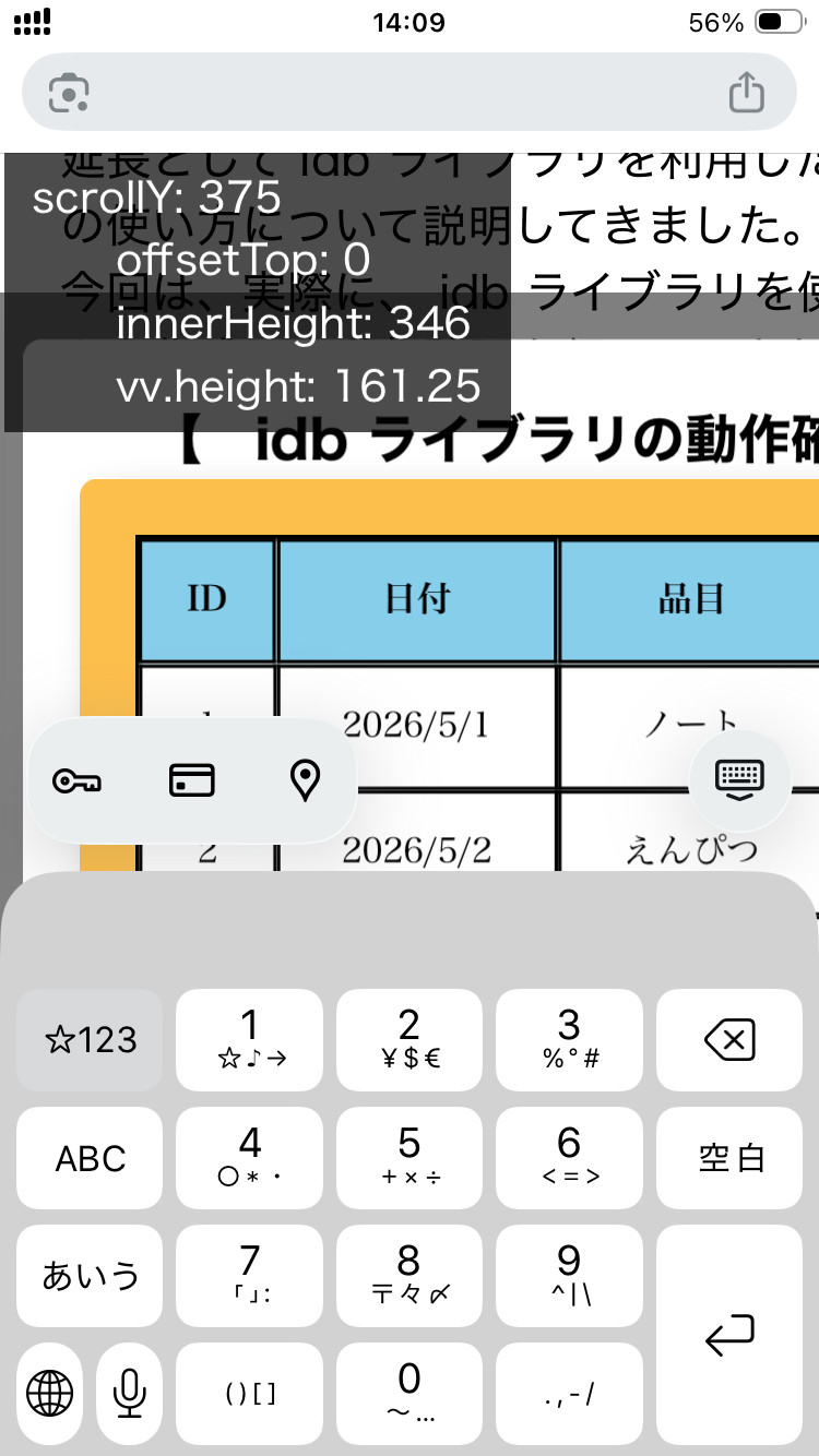 （図５）画面左上位置に移動