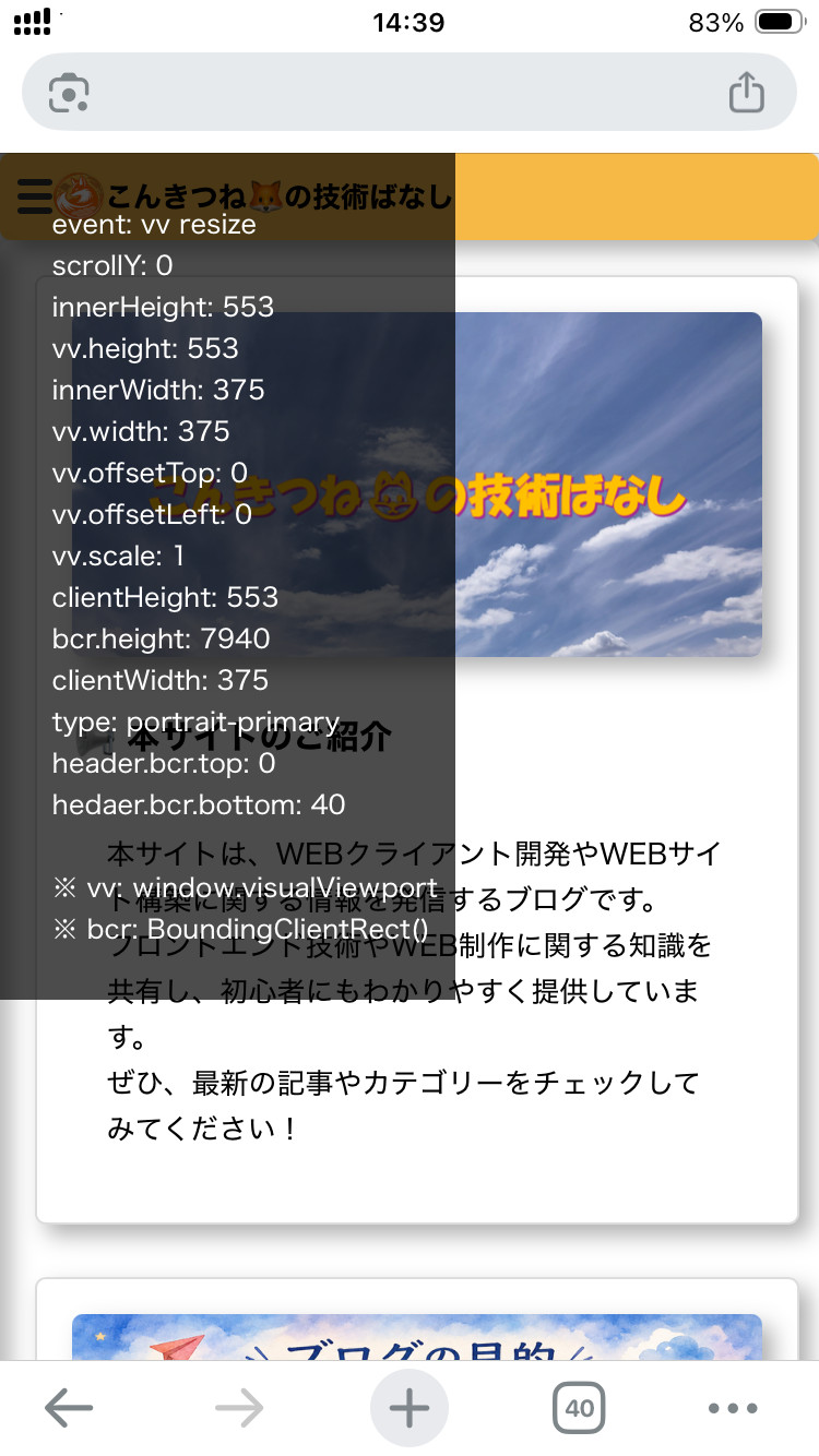 （図１）画面の初期表示
